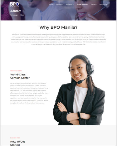 BPO Manila page